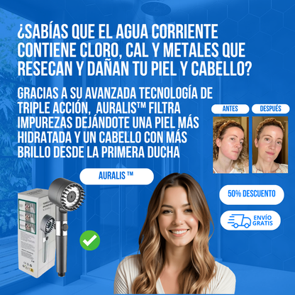 AURALIS™ -  Piel y Cabello más Suaves desde la Primera Ducha