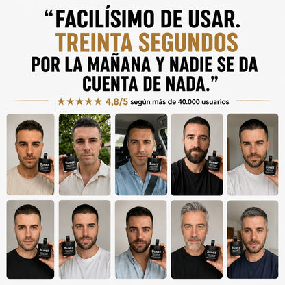 Bunee® - Pelo Más Denso en Solo 30 Segundos Sin Que Nadie Lo Note