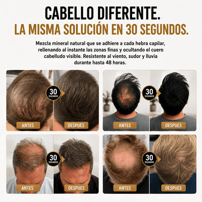 Bunee® - Pelo Más Denso en Solo 30 Segundos Sin Que Nadie Lo Note