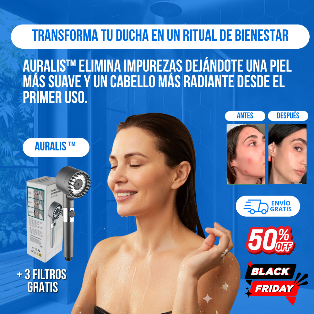 AURALIS™ -  Piel y Cabello más Suaves desde la Primera Ducha