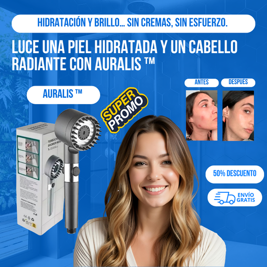 CABEZAL DE DUCHA AURALIS™ - PIEL Y PELO MÁS SUAVES DESDE EL PRIMER USO