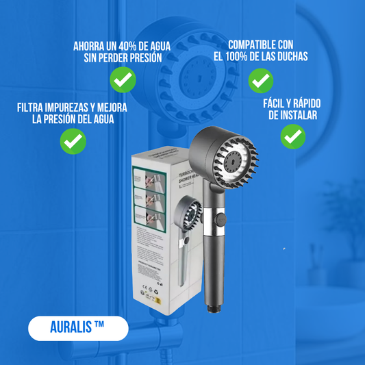 CABEZAL DE DUCHA AURALIS™ - PIEL Y PELO MÁS SUAVES DESDE EL PRIMER USO