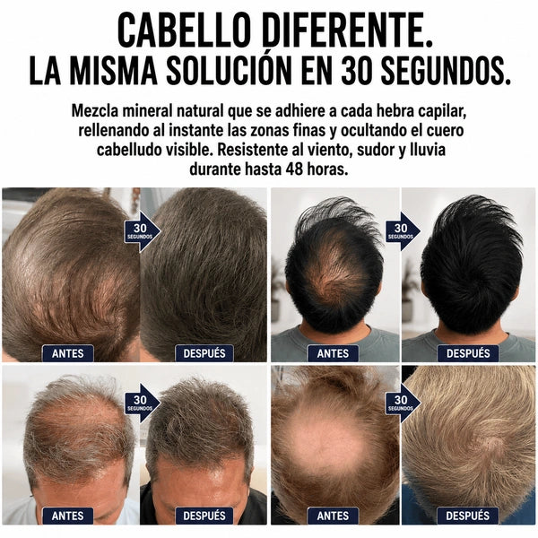 Bunee® - Pelo Más Denso en Solo 30 Segundos Sin Que Nadie Lo Note